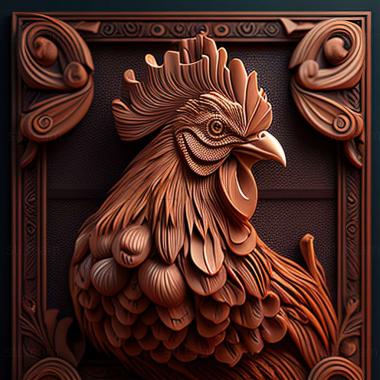 3D model chicken (STL)